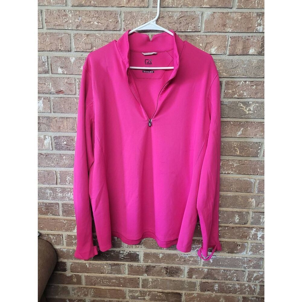 Cutter & Buck Traverse Quarter Zip UPF50 Pullover, Women's XXL